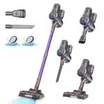 Aspirapolvere Senza Fili Potente Scopa Elettrica Ultraleggera per Peli Animali