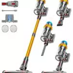 Aspirapolvere Senza Fili 55KPA Scopa Elettrica Potente con Display OLED Autoportante