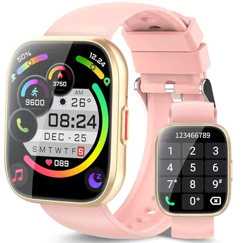 aycy Smartwatch Uomo Donna, 1, 85'' Orologio Smartwatch con Effettua/Risposta Chiamate