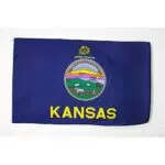AZ Flag Bandiera Kansas Stato Americano USA Stati Uniti