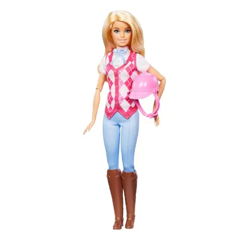 Barbie Malibu Bambola con Accessori Equitazione Serie Netflix I Misteri del Cavallo Scomparso