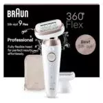 Braun Silk-épil 9 Flex Epilatore Donna con Testina Flessibile 360° Wet & Dry