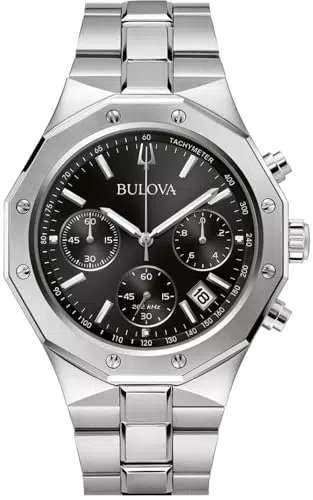 Bulova Orologio Uomo Modello 96B410 Movimento Al Quarzo Design Elegante