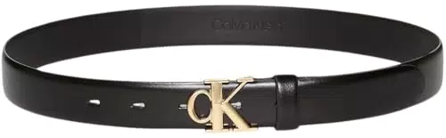 Calvin Klein Cintura Donna Buckle con Fibbia Monogramma Fashion Elegante