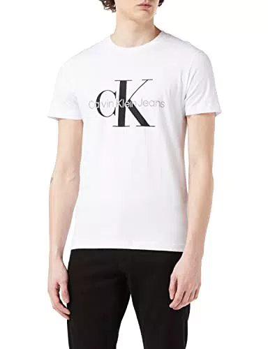 Calvin Klein Jeans Core Monogram Slim Tee T-Shirt, CK Black