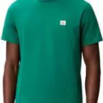Calvin Klein T-Shirt Uomo Maniche Corte Badge Jersey Classic in Cotone