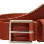 Calvin Klein Cintura Uomo Formal Plaque Belt in Pelle Elegante