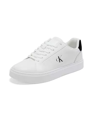 Calvin Klein Sneakers Uomo Classic Laceup in Pelle con Suola Preformata