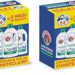 Chanteclair Detersivo Lavatrice Muschio Bianco Formula Concentrata con Sgrassatore