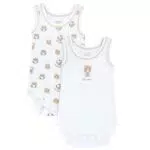 Chicco Body Neonato Senza Manica Apertura a Patello Abbigliamento 0-24 Mesi