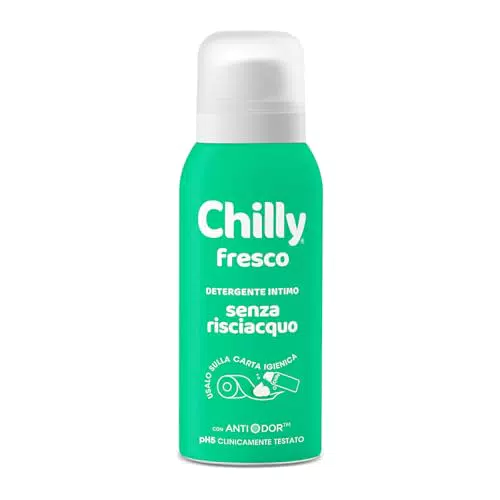 Chilly Detergente Intimo Senza Risciacquo Mousse Fresca pH5 con Mentolo Naturale