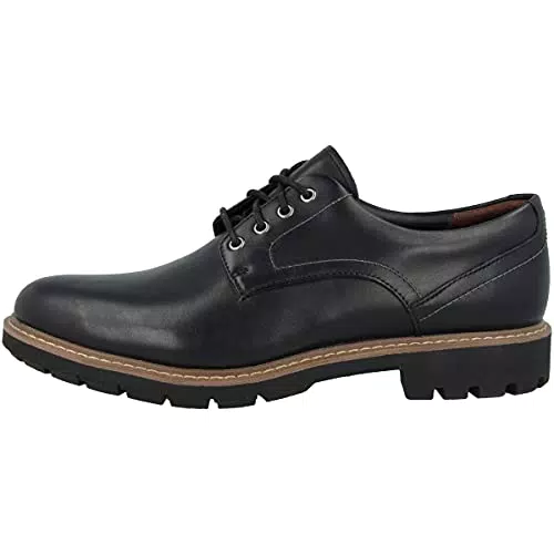 Clarks Batcombe Hall Scarpe Stringate Derby Uomo, Nero