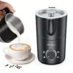 COLDFILL Montalatte Elettrico 8 in 1 Schiumalatte per Cappuccino e Latte Macchiato