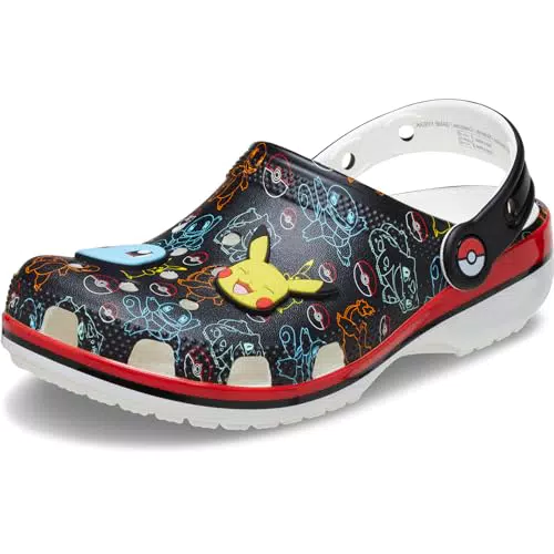 Crocs Pokemon Print Cls Clg T Zoccoli Unisex per Bambini e Ragazzi