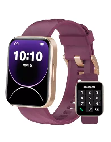 Dakofied Smartwatch Donna con Chiamate Bluetooth, Cardiofrequenzimetro e Notifiche