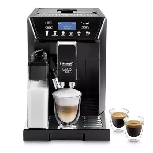 De'Longhi Eletta Evo ECAM 46.860.B Macchina da Caffè Automatica con LatteCrema e LCD