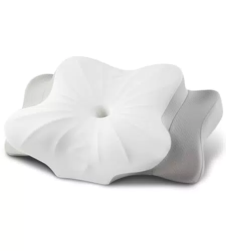 Donama Cuscino Cervicale Ergonomico Memory Foam 2 in 1 con Federa Lavabile