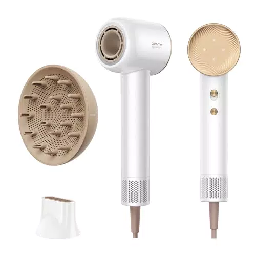 Dreame Hair Glory Combo Asciugacapelli Rapido con Motore Alta Velocità e Ioni Negativi