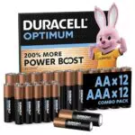 Duracell Batterie Alcaline Optimum AA e AAA 1.5V Alta Durata