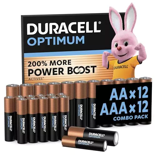 Duracell Batterie Alcaline Optimum AA e AAA 1.5V Alta Durata
