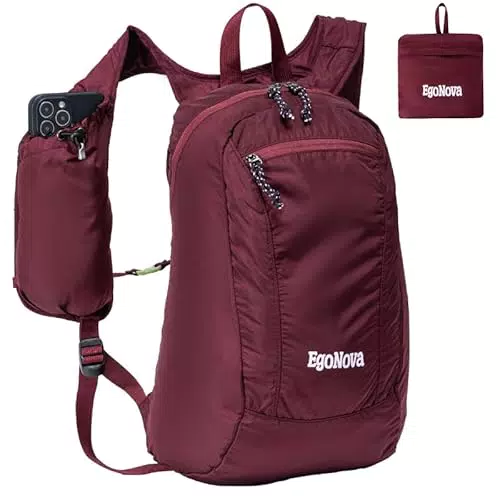 EgoNova Zaino Escursionismo Pieghevole Impermeabile per Viaggi e Outdoor