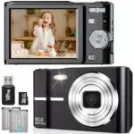 FAYIBUY Macchina Fotografica Digitale 50MP Zoom 16X, Video 1080P FHD, Scheda 32GB