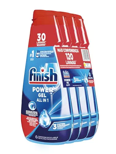 Finish Powergel Detersivo Lavastoviglie Fresh, Gel Lavastoviglie