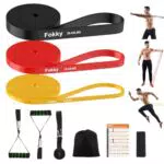 Fokky Elastici Fitness con Ancore per Porta, Bande Elastiche per Stretching e Palestra