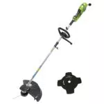 Greenworks Decespugliatore Elettrico GST1246 1200W Taglio 40cm Maniglia Regolabile