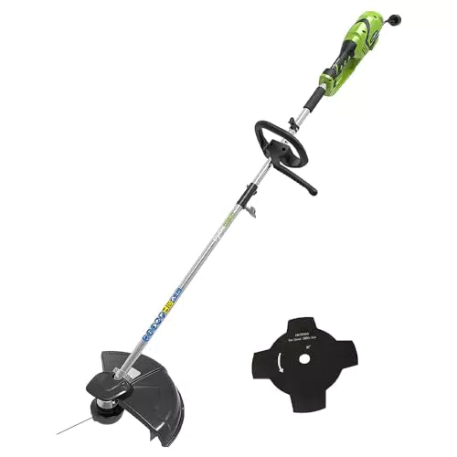 Greenworks Decespugliatore Elettrico GST1246 1200W Taglio 40cm Maniglia Regolabile
