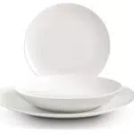 H&H Hollywood Servizio Tavola Coupe New Bone China