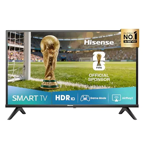 Hisense Smart TV 32 Pollici HD Ready 2025 32E43QT VIDAA U8 con Alexa e Airplay2