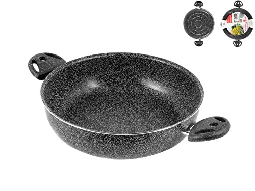 Home Stone Tegame Antiaderente con Due Manici in Pietra