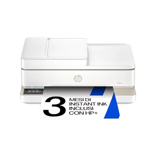 HP Envy 6520e Stampante Multifunzione A4 Wi-Fi Fronte Retro Automatica Fax ADF