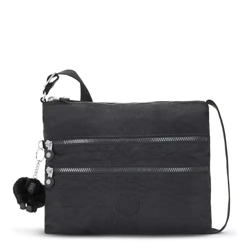 Kipling Alvar Tracolla Media in Metallic Glow
