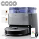 Lefant M3 Ultra Robot Aspirapolvere Lavapavimenti con Mappatura Laser e Autosvuotamento