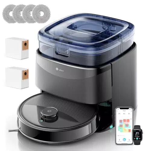 Lefant M3Max Robot Aspirapolvere Lavapavimenti con Mappatura e Autosvuotamento