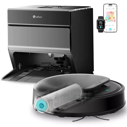 Lefant M5 Pro Robot Aspirapolvere Lavapavimenti Laser Autopulizia Auto Svuotamento