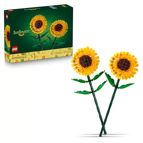 LEGO Botanicals Girasoli Set Fiori Decorativi per Casa e Regalo Bambini Adulti