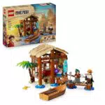 LEGO One Piece Capanna Villaggio Foosha con Barca e Minifigure Luffy Shanks Makino