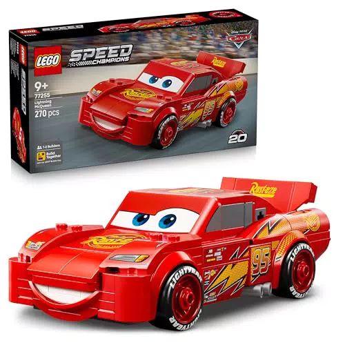 LEGO Speed Champions Saetta McQueen Auto da Corsa Giocattolo Collezione Disney Cars