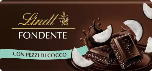 Lindt Tavoletta Fondente al Cocco Summer Edition