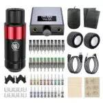 Liumate Kit Tatuaggio Completo Penna Rotativa Professionale per Principianti