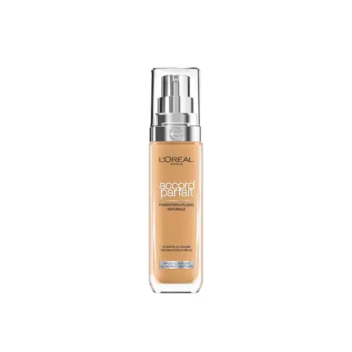 L'Oréal Paris Fondotinta Liquido Accord Parfait Uniformante Illuminante Acido Ialuronico