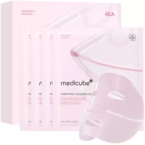 Medicube Salmon Dna Pdrn Maschera Gel Collagene Notte Idratante Rassodante Pelle Luminosa