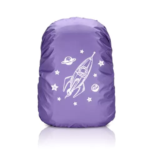 Meleager Copertura Antipioggia Impermeabile Riflettente per Zaino e Borsa Scuola