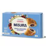 Misura Cornetti alla Ciliegia Dolcesenza Senza Zuccheri Aggiunti Farcitura Ricca