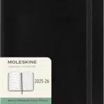 Moleskine Weekly Planner 2025-2026 Agenda Settimanale 18 Mesi con Note