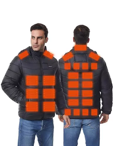 Monave Giacca Riscaldata Unisex con Elementi in Grafene per Attività Outdoor