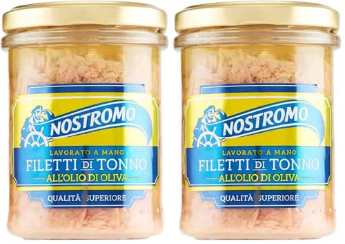Nostromo Filetti di Tonno all’Olio di Oliva Qualità Superiore Lavorati a Mano